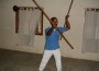Dr Kannan Pugazhendi demonstrating martial art